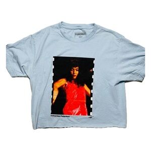 Pleasures x Björk Dancing  RARE GRAIL  Tee Blue Sz. Med